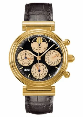 IWC Da Vinci Perpetual Red Gold / Black / Italian IW3750-24 (IW375024)
